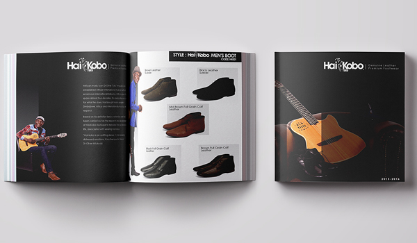 Mẫu Catalogue về sản phẩm giày nam