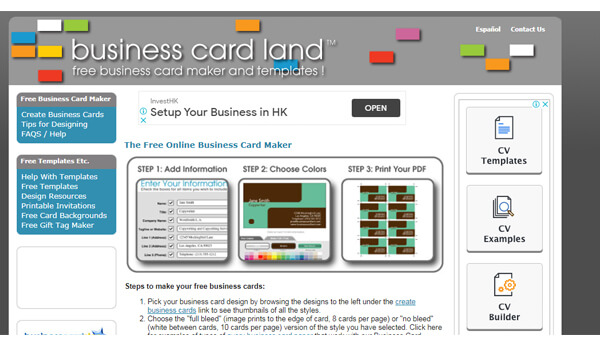 Business Card Land được giới chuyên môn đánh giá cao
